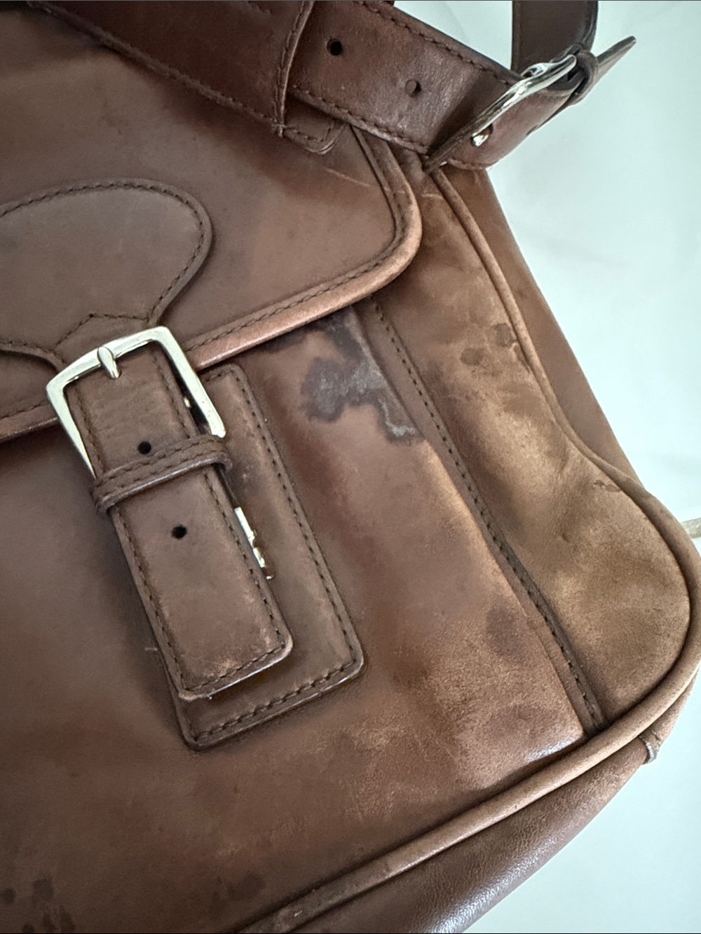 RARE VINTAGE COACH 5235 CONNER BROWN PADDED LEATHER BRIEFCASE LAPTOP BAG/ xbody - Picture 3 of 11